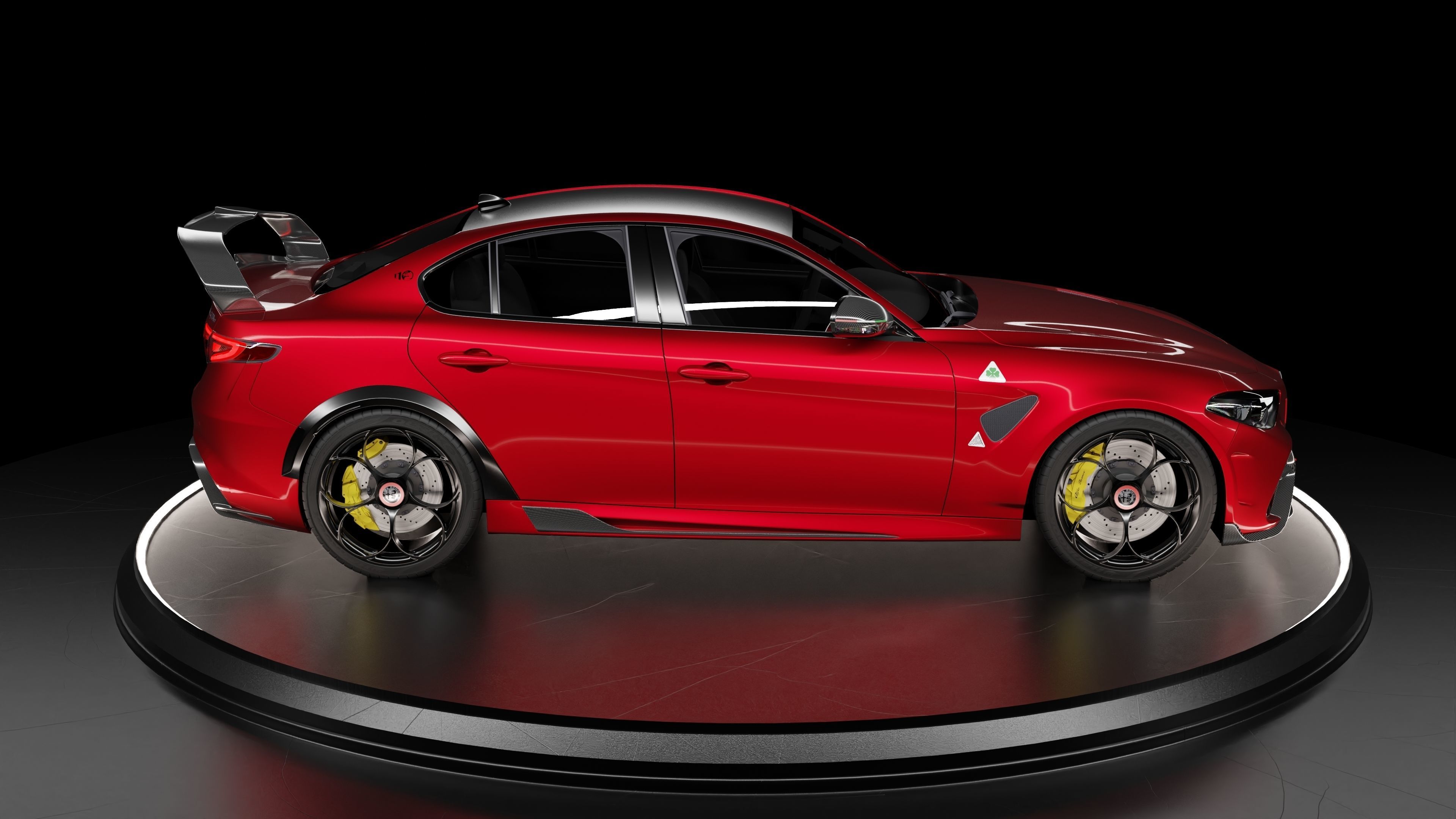 Alfa Romeo Giulia GTAm 3D model_1