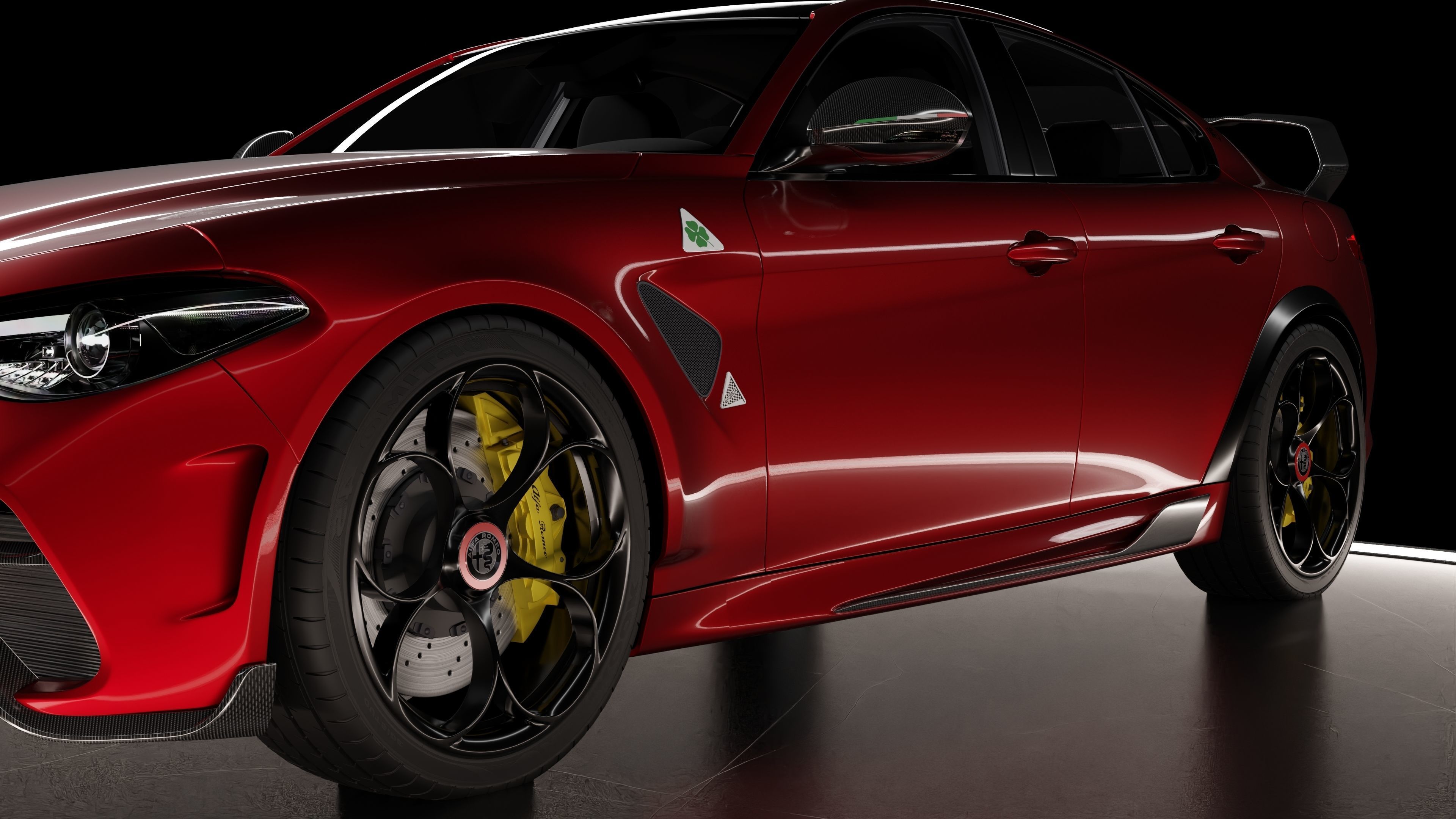 Alfa Romeo Giulia GTAm 3D model_4