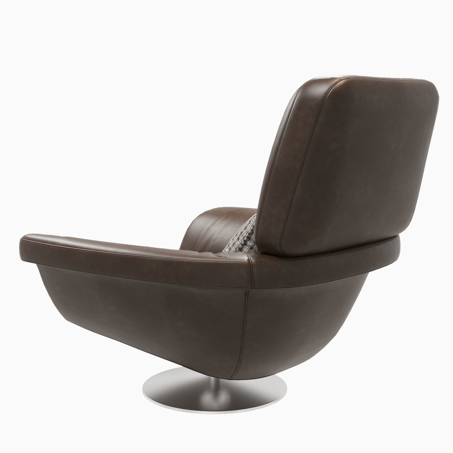 Single sofa Low-poly 3D model_8