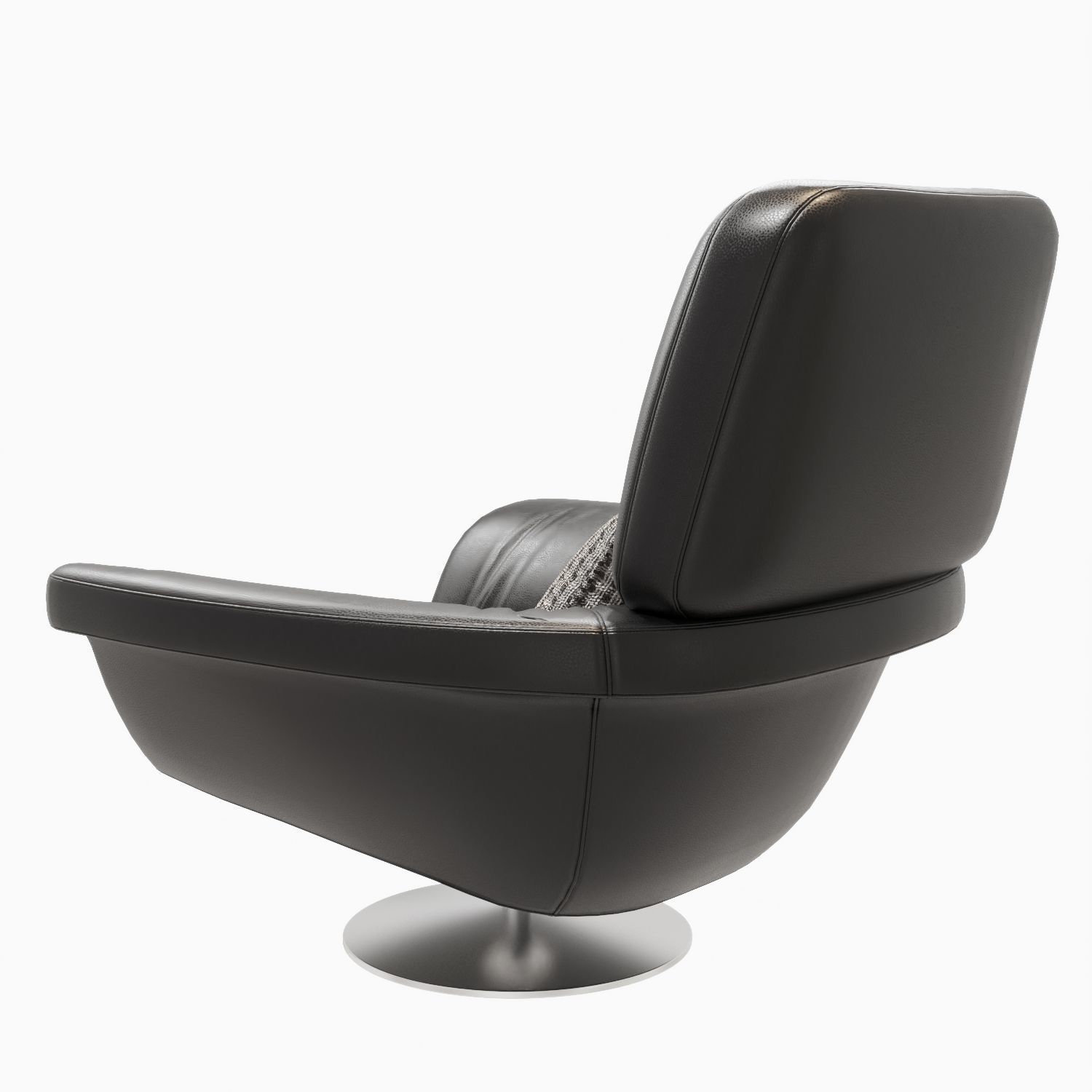 Single sofa Low-poly 3D model_5