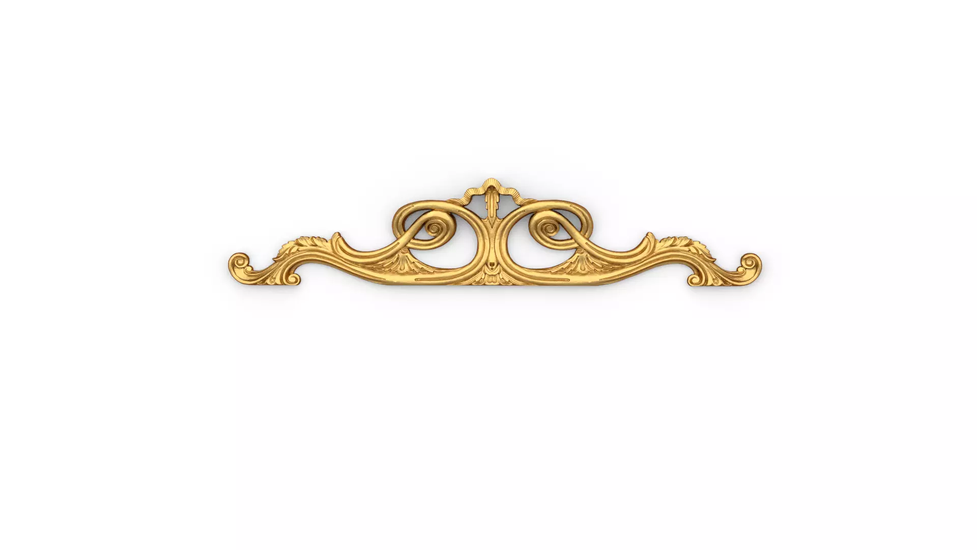 Classic carved decor ornament 360 3D model_0