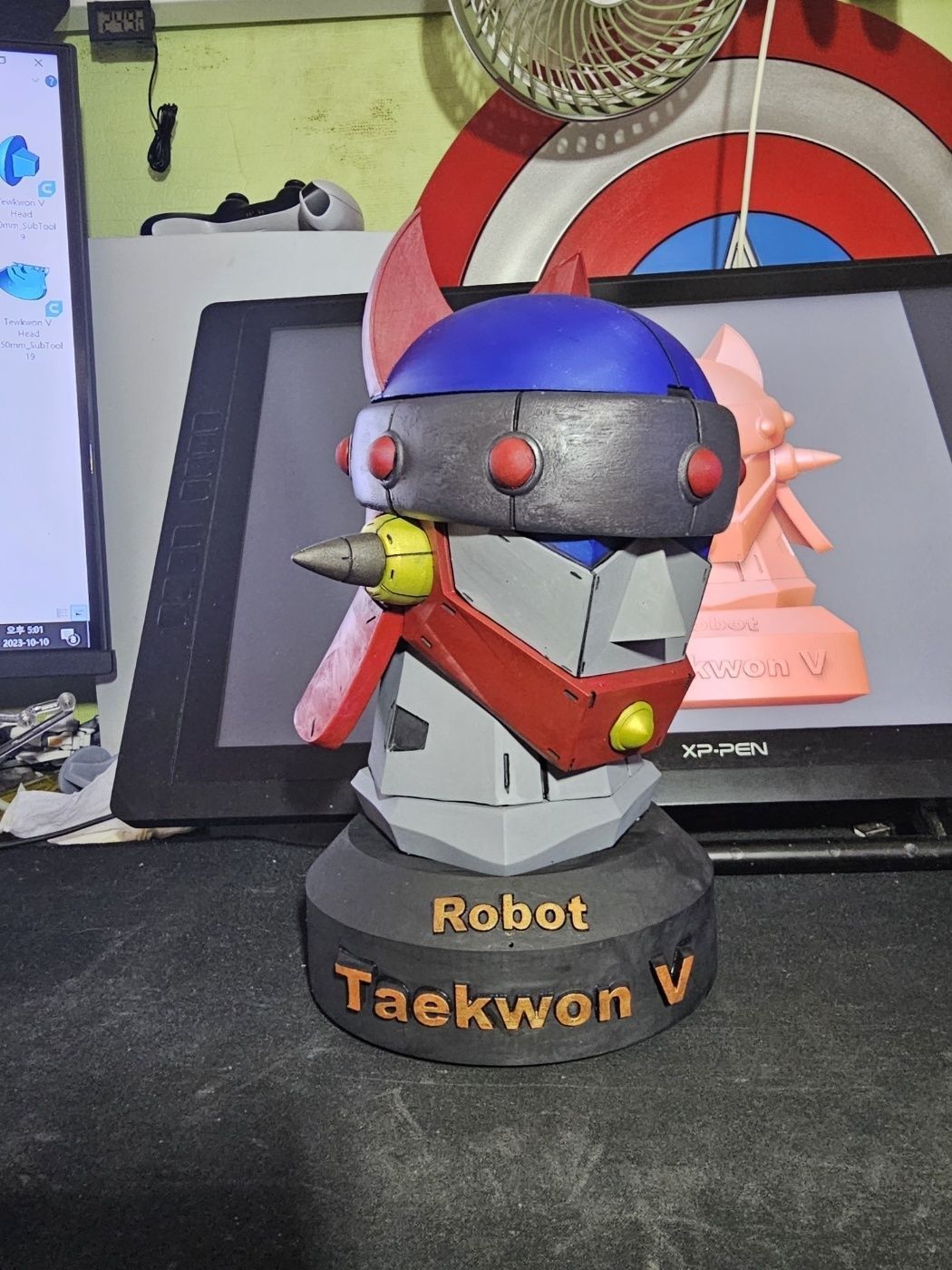 Tewkwon V Head 3D print model_2