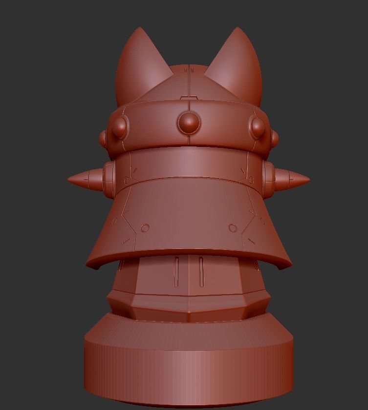 Tewkwon V Head 3D print model_9