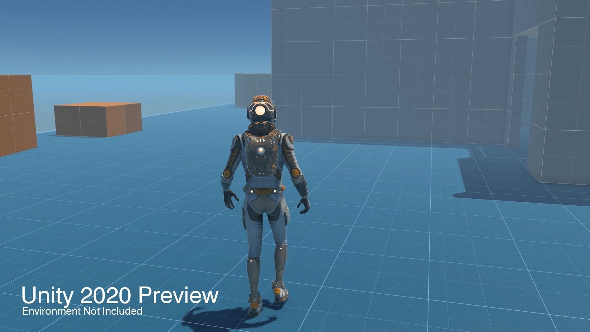 Mars Suit - Male Low-poly 3D model_33