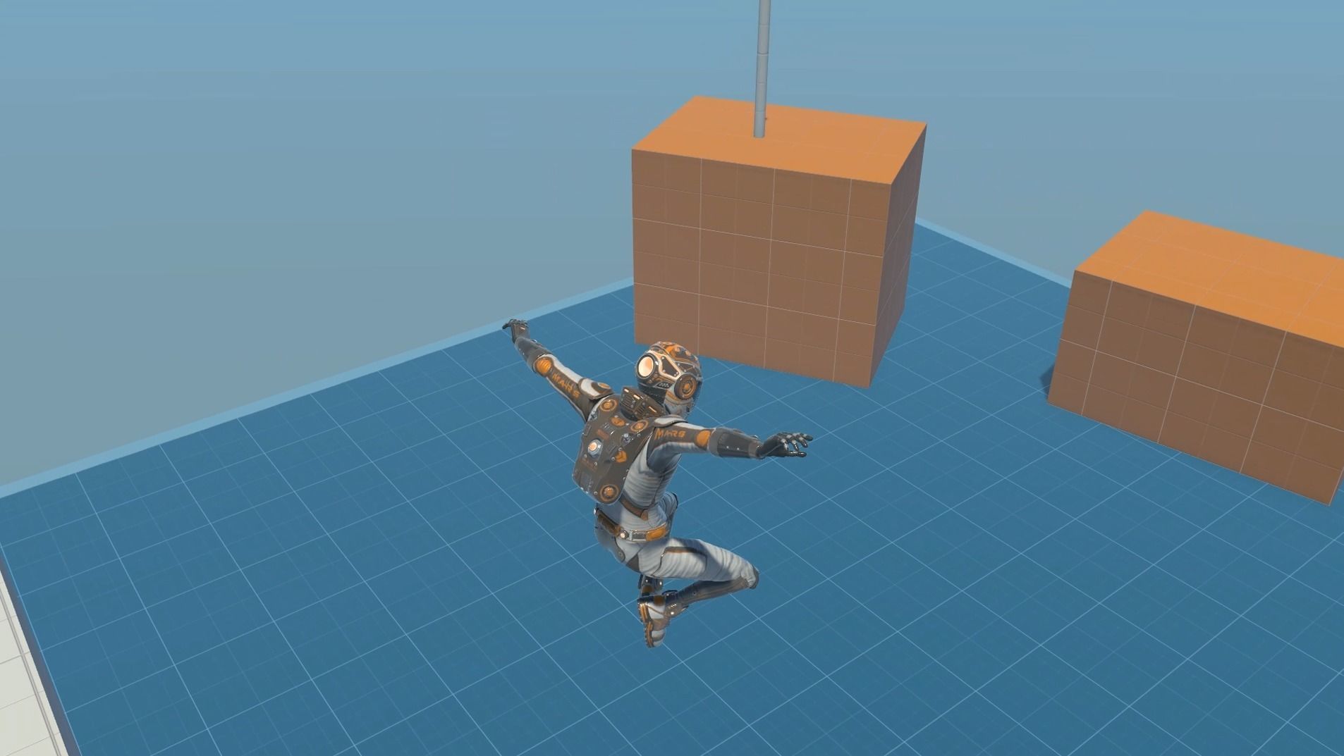 Mars Suit - Male Low-poly 3D model_35