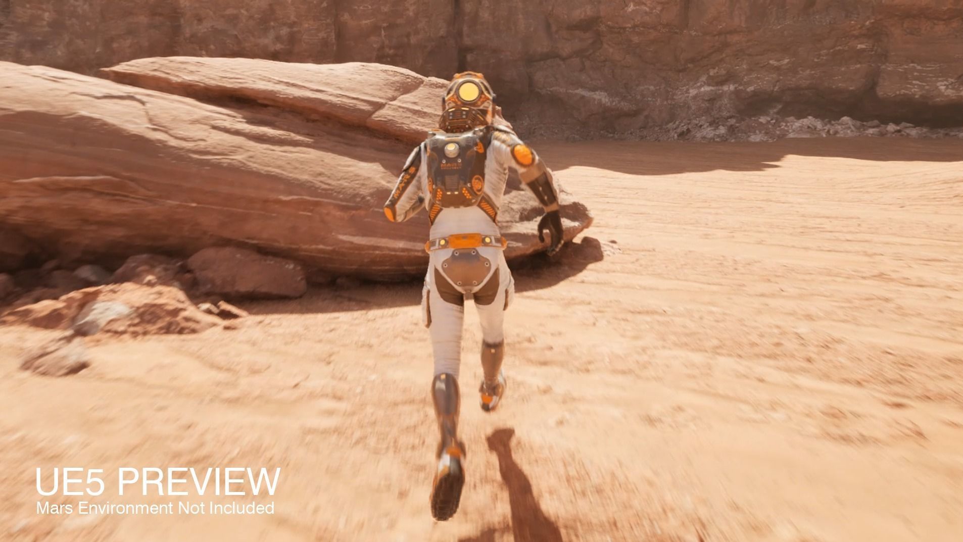 Mars Suit - Male Low-poly 3D model_29