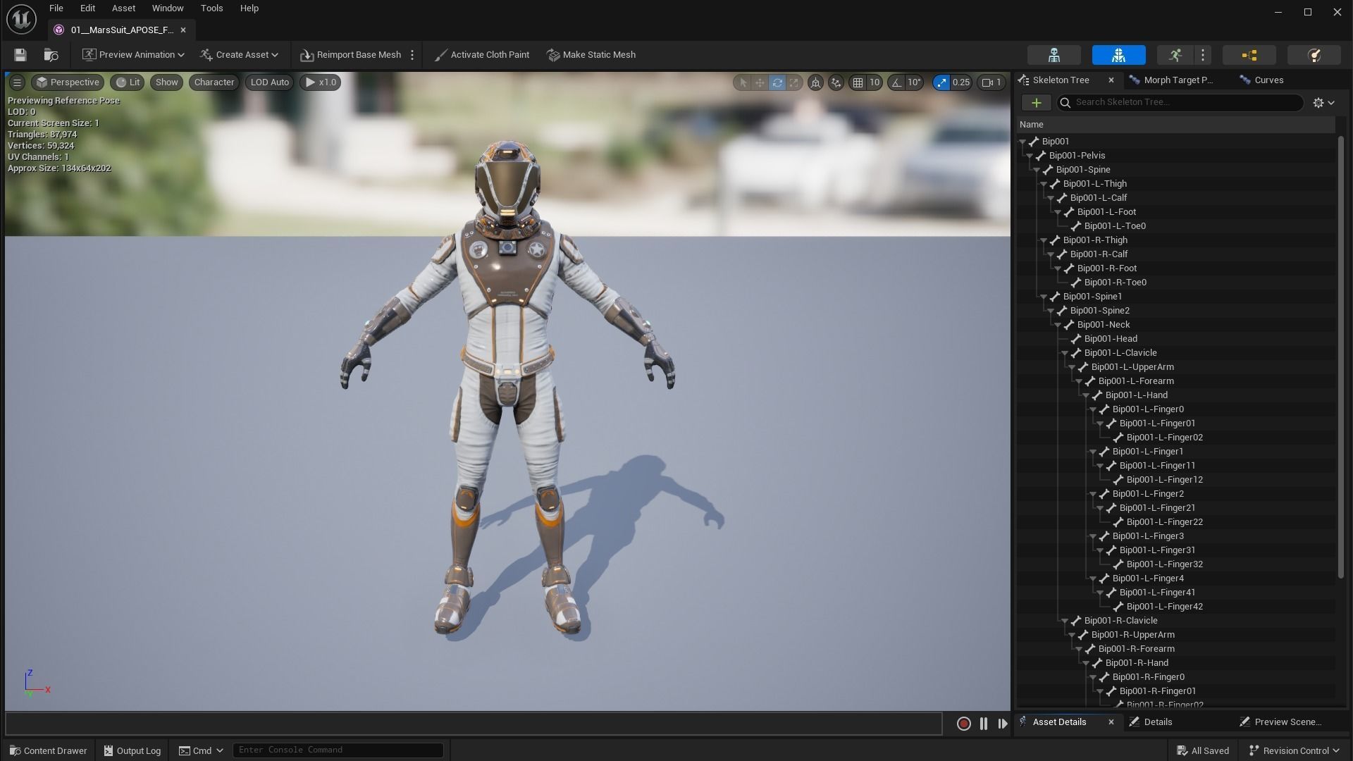 Mars Suit - Male Low-poly 3D model_27