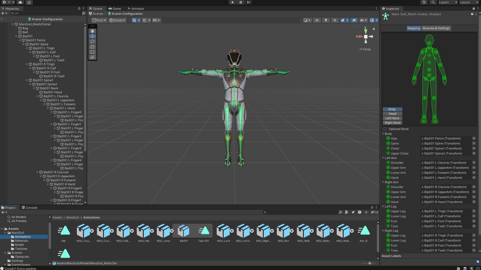 Mars Suit - Male Low-poly 3D model_31