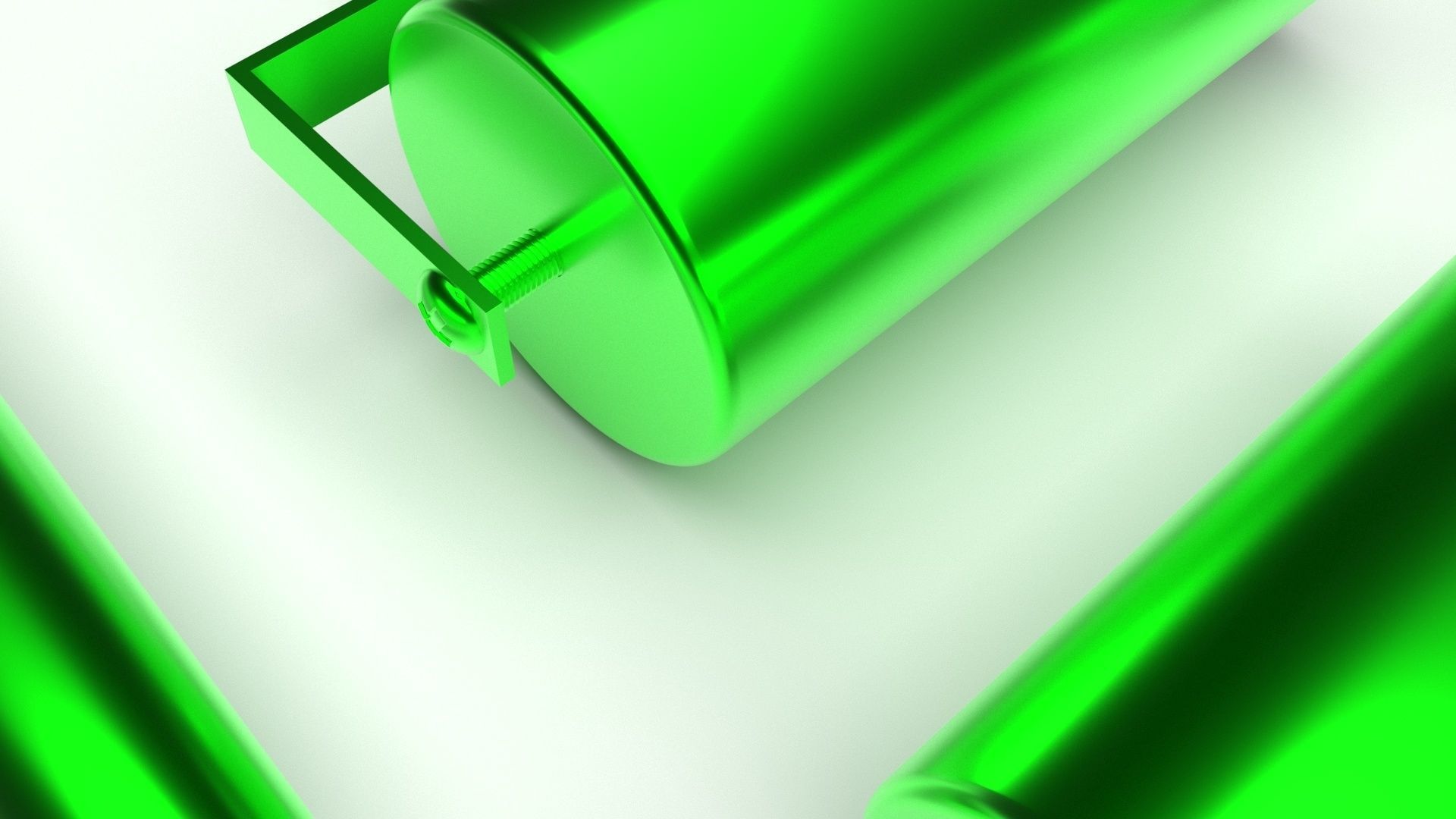 Metallic Rolling Pins Set 3D model_6