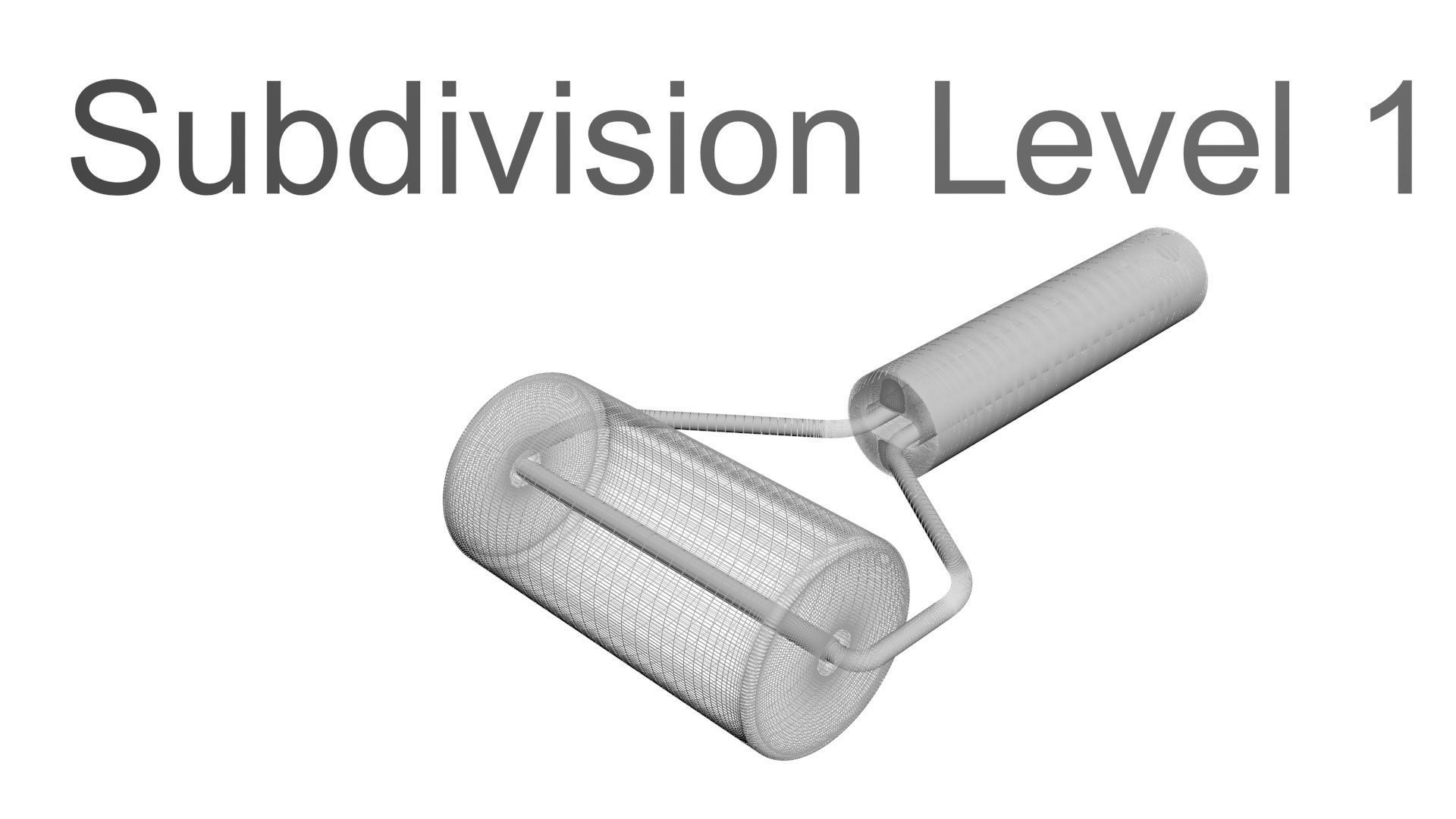 Metallic Rolling Pins Set 3D model_28