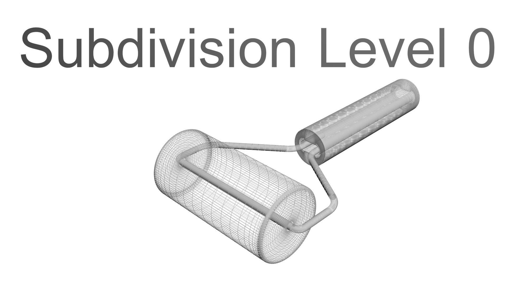 Metallic Rolling Pins Set 3D model_29