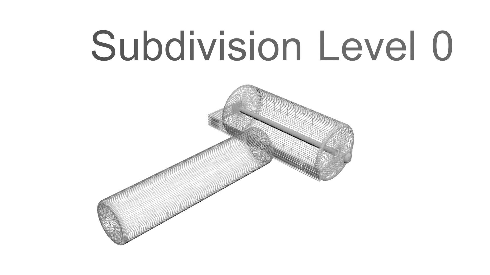 Metallic Rolling Pins Set 3D model_27