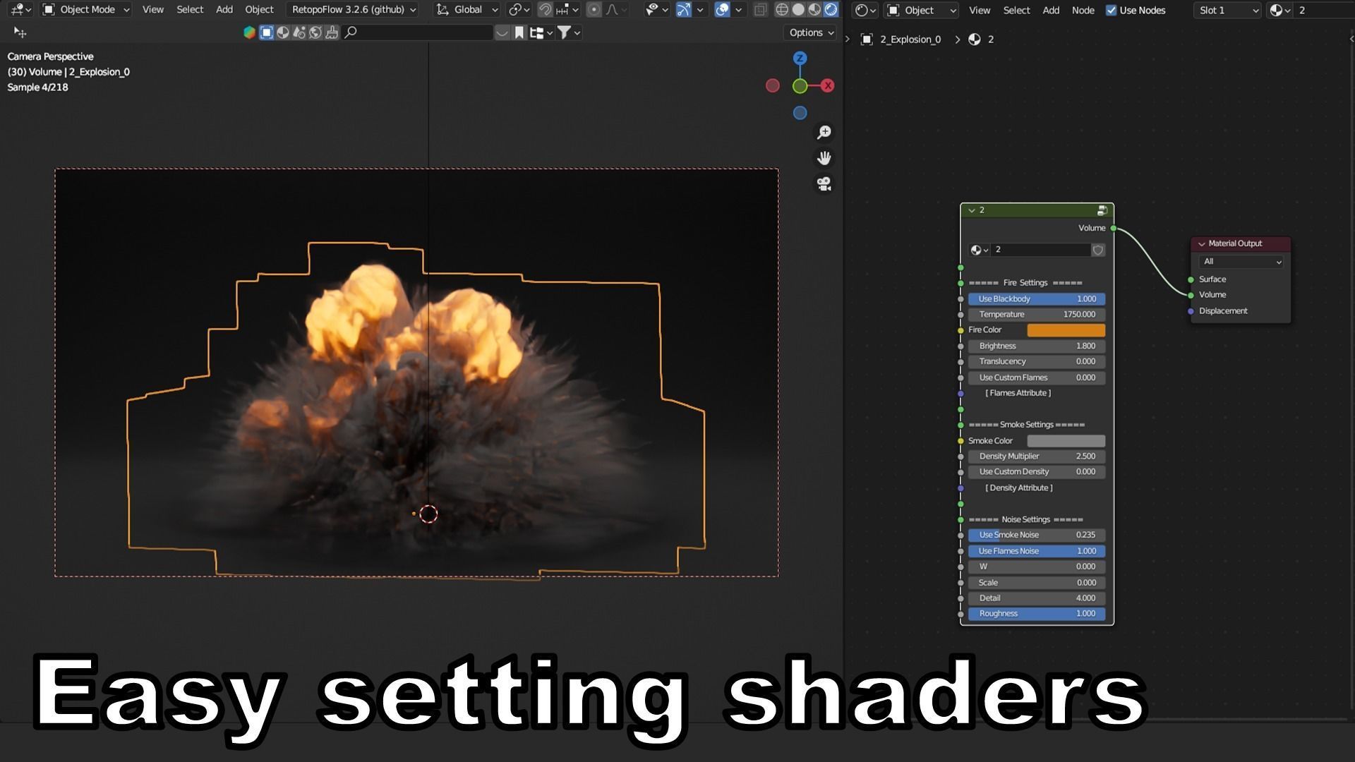 Super Realistic Explosion 2 - vdb animated 3D model_2