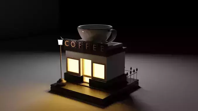COFFEE SHOP  3D print model