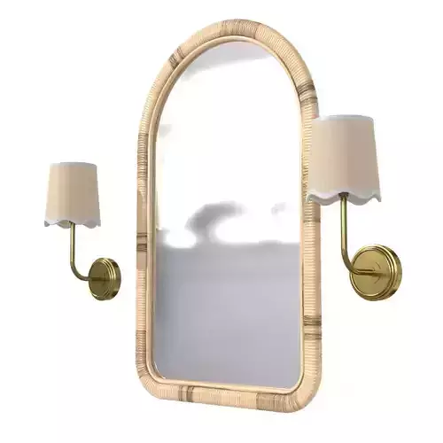 Regina Andrew Ariel Sconce  cooper classics brienne wall mirror 