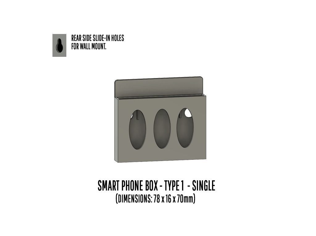 TOOL-0003 Storage for Car cards and Smart phones 15 items 3D print model_15