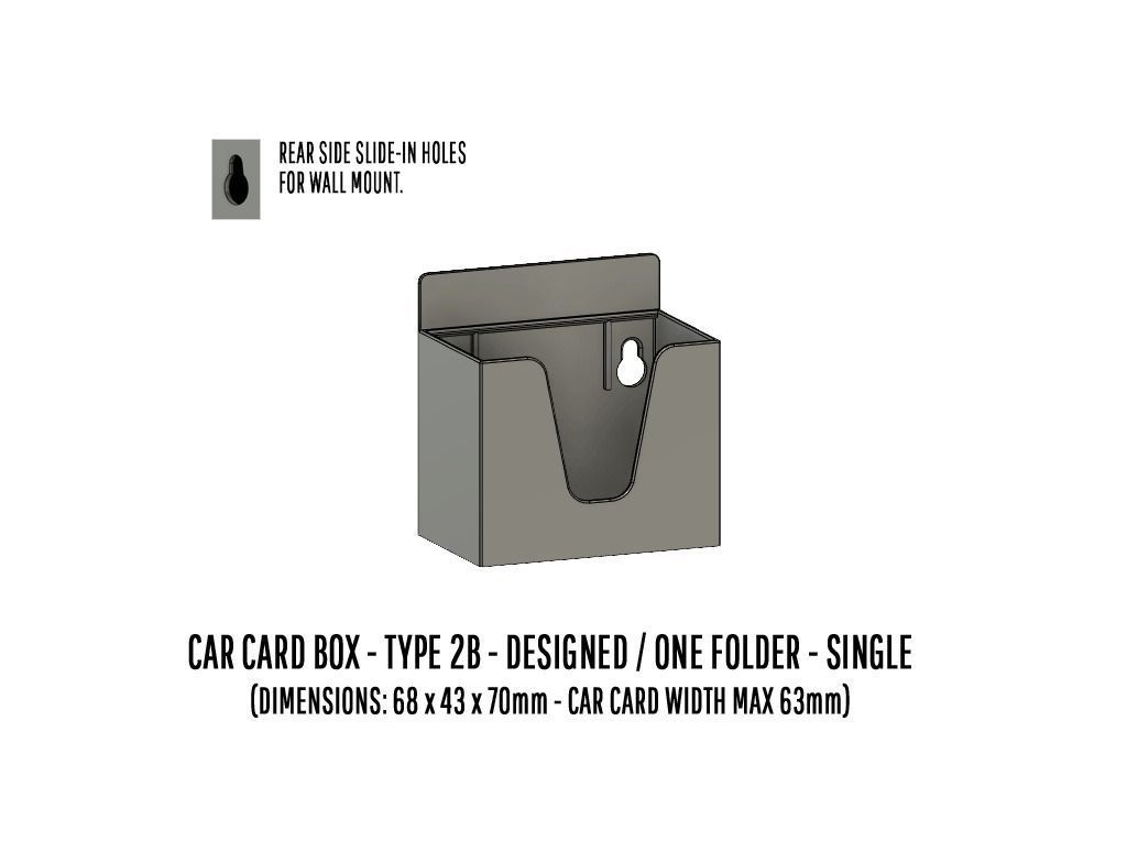 TOOL-0003 Storage for Car cards and Smart phones 15 items 3D print model_11