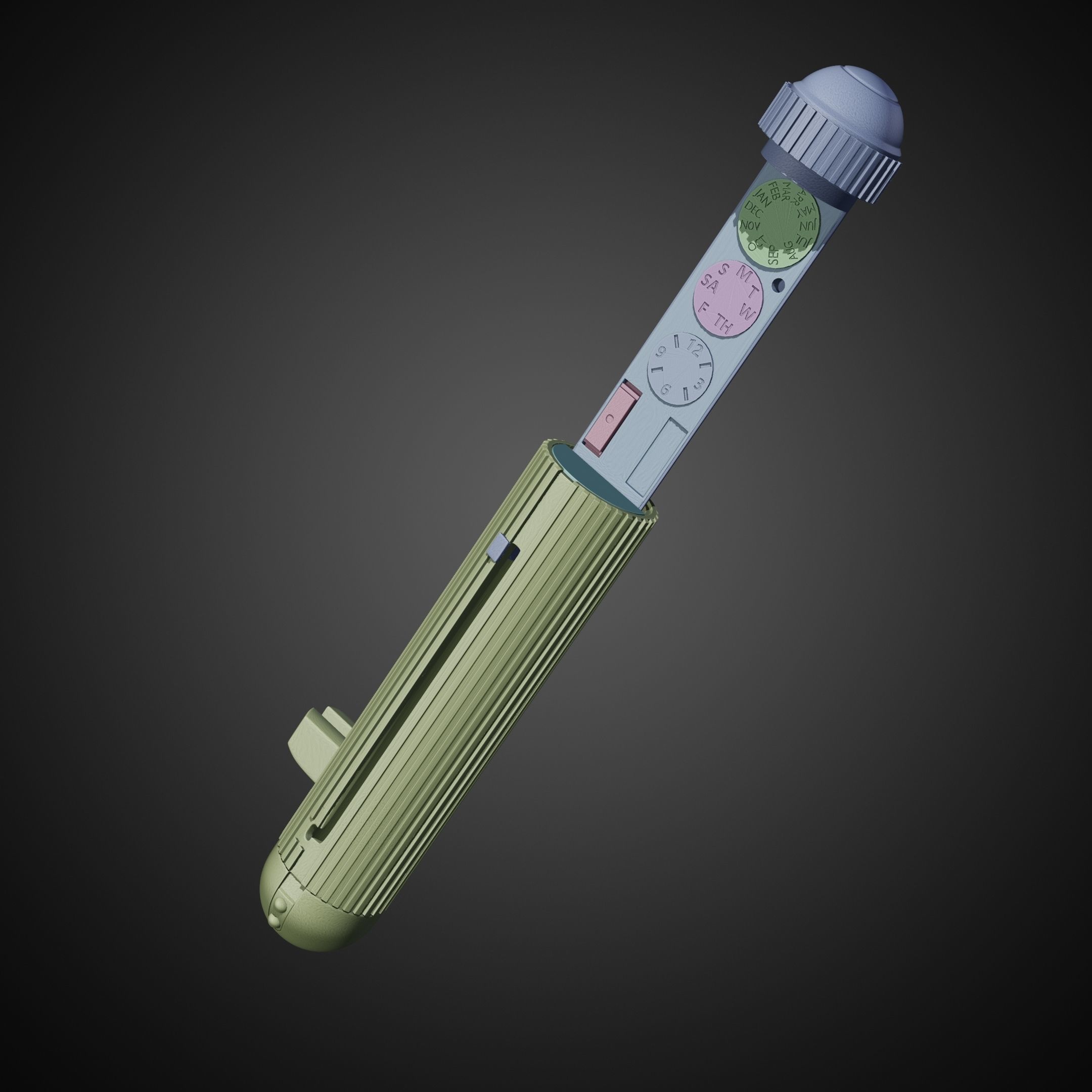 Main In Black Neuralyzer for Cosplay 3D print model_11