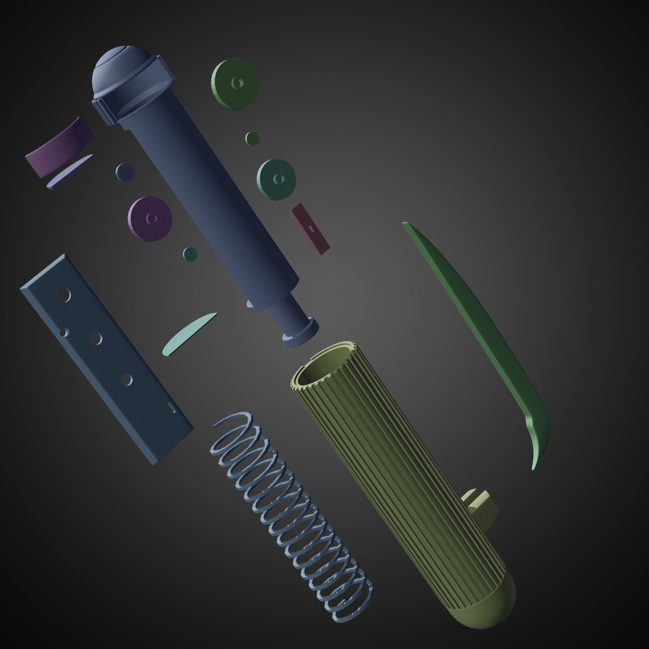 Main In Black Neuralyzer for Cosplay 3D print model_14