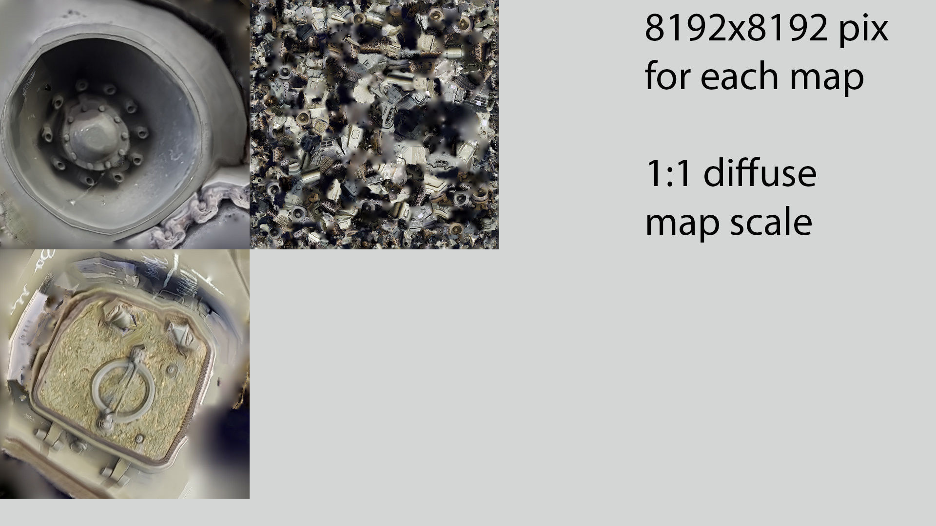 Destroyed 2S19 Msta 152 mm self-propelled howitzer M1990 3D model_6