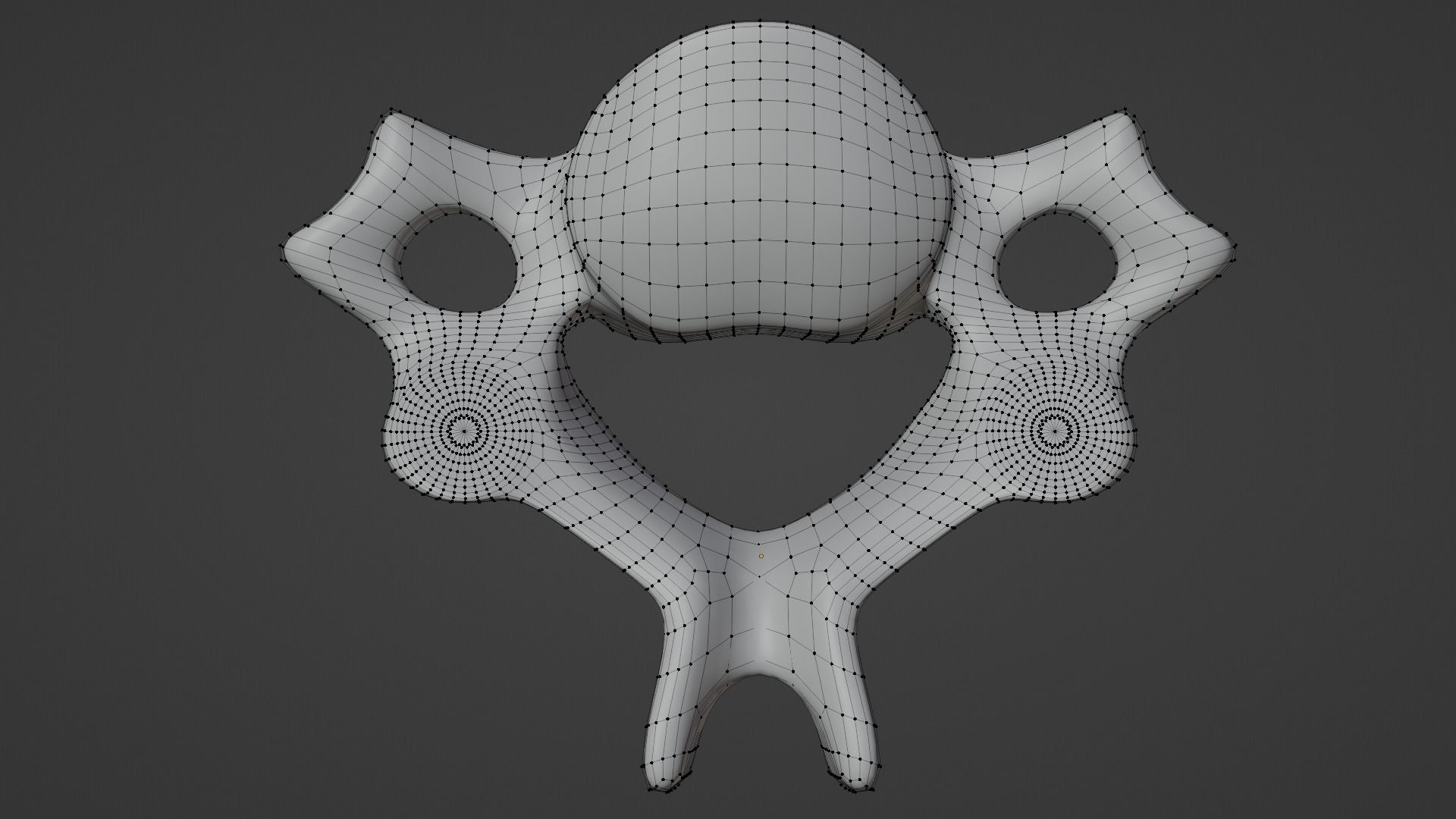 The Fifth Cervial Vertebra 3D model_11