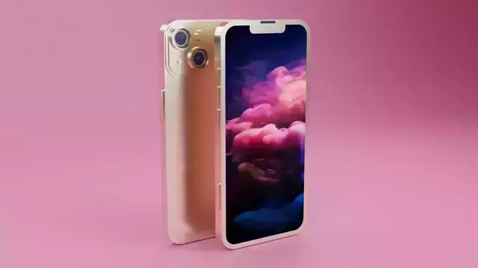 Apple iPhone 14 3D model