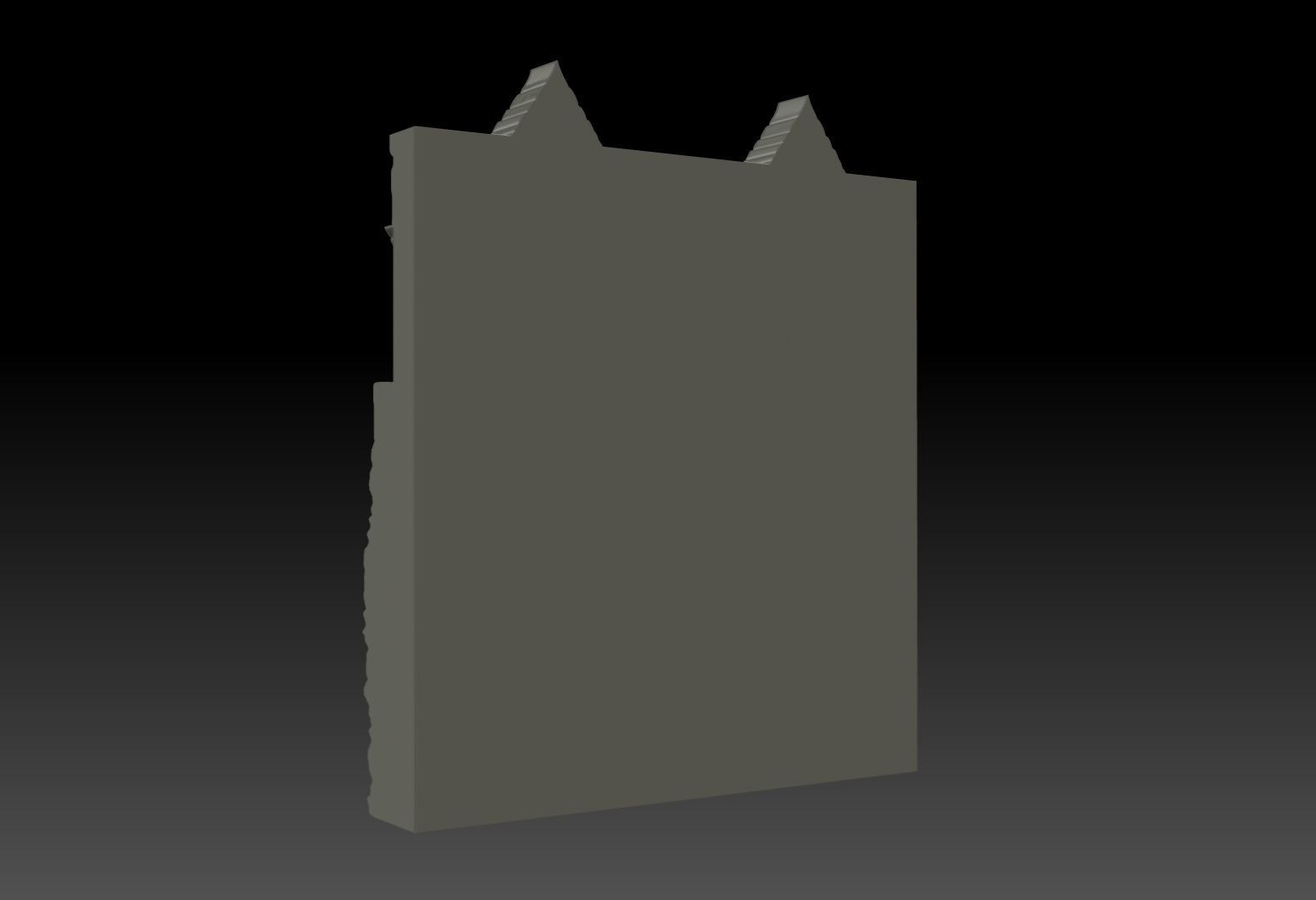 Asia Temple Wall 06 - 231010 3D print model_5