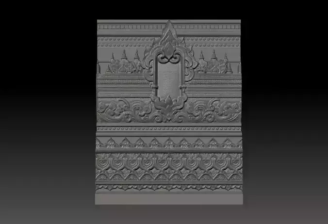 Asia Temple Wall 01 - 231010