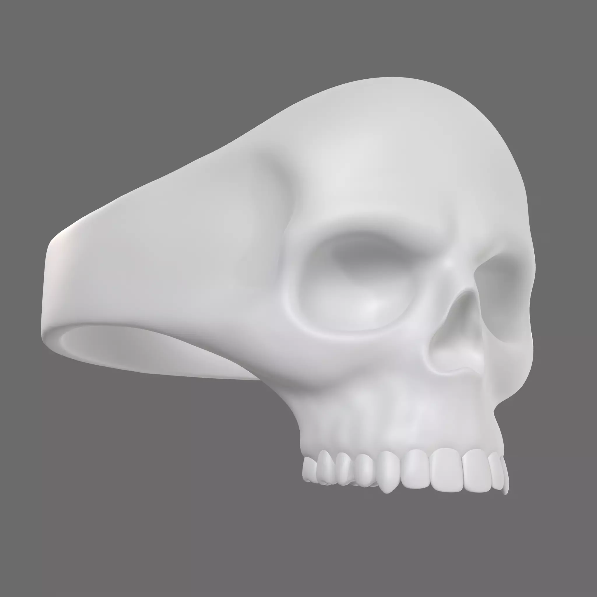 Skull Ring Print 3D print model