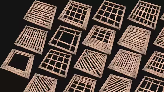 Wooden Roof Medieval Pack 