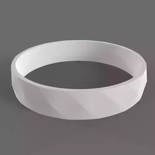 Faceted Ring Print Free 3D print model