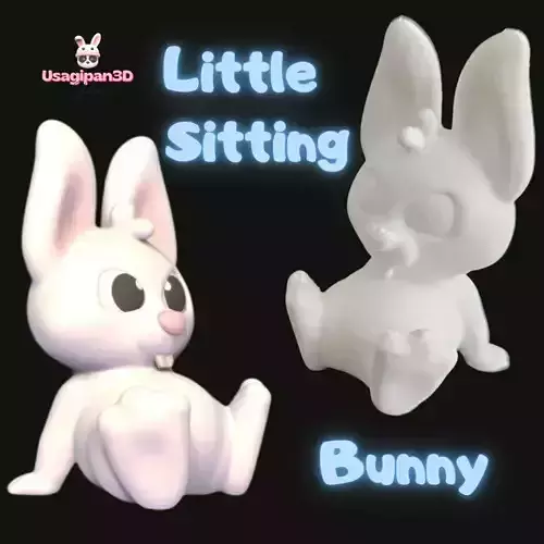 Little Sitting Bunny
