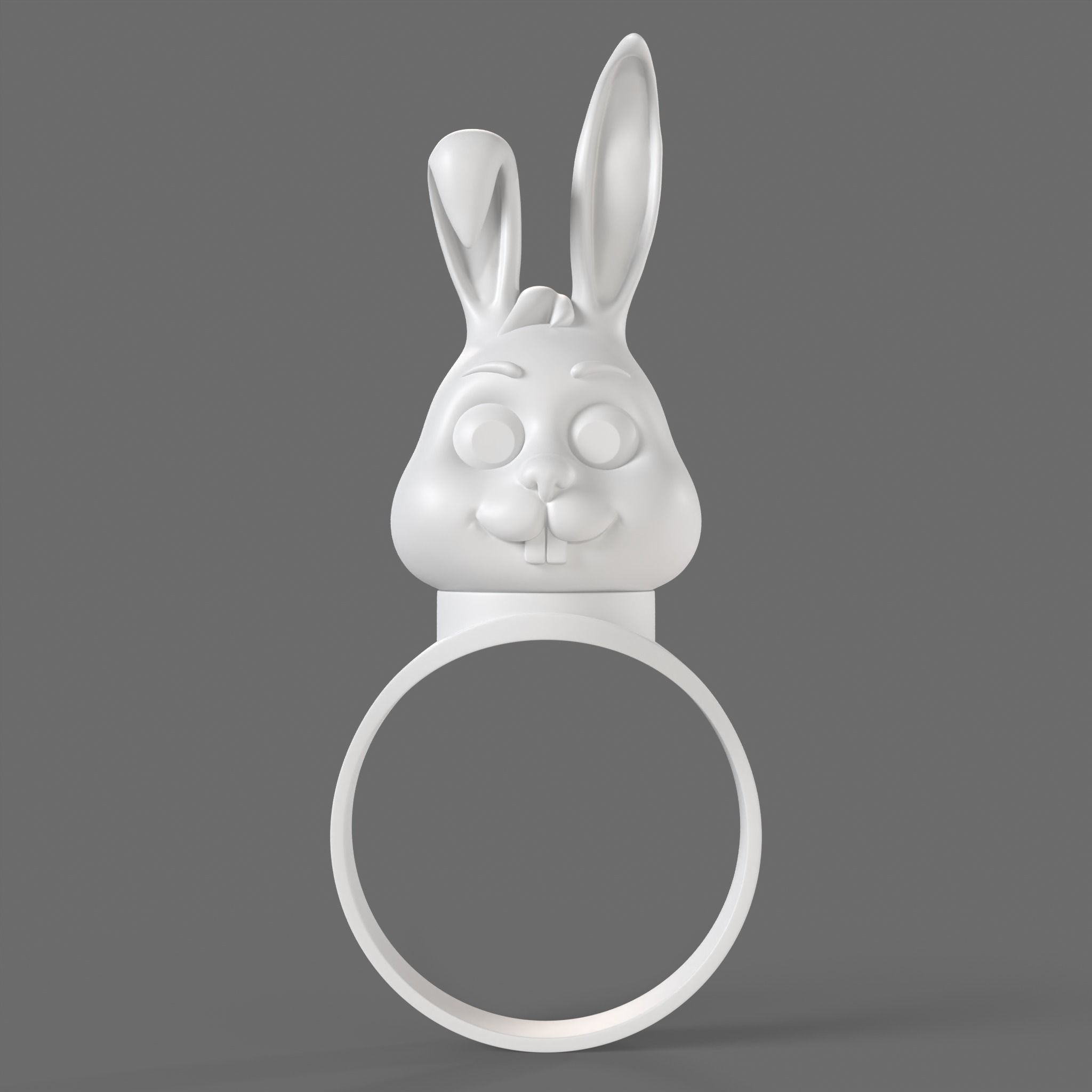 Rabbit Ring Print 3D print model_1
