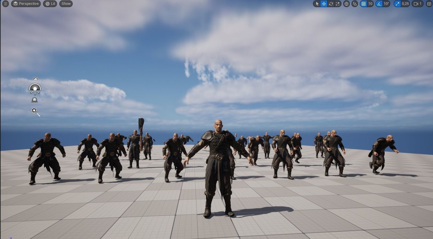 Viking 2 A pose Low-poly character redy for games Low-poly 3D model_17