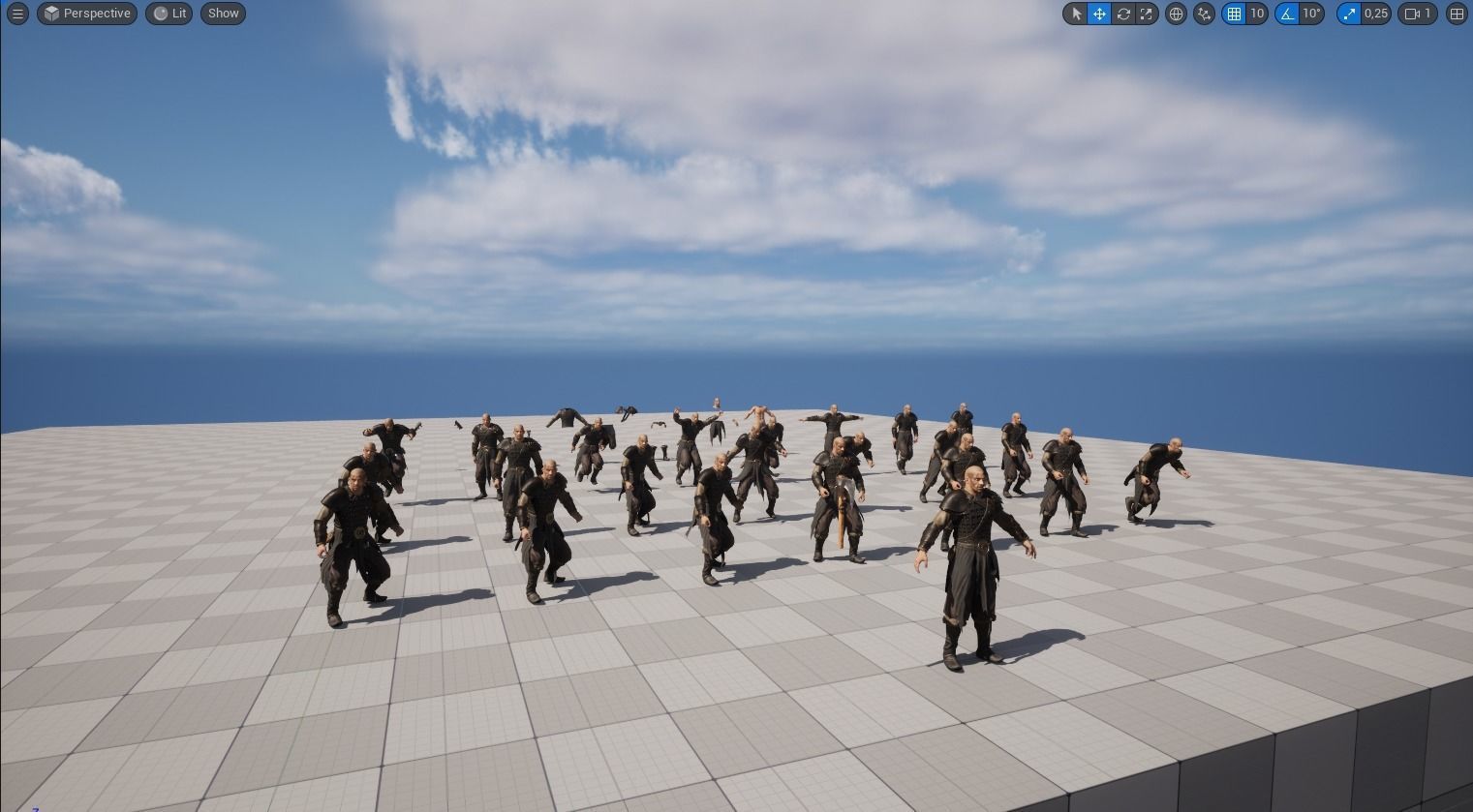 Viking 2 A pose Low-poly character redy for games Low-poly 3D model_15