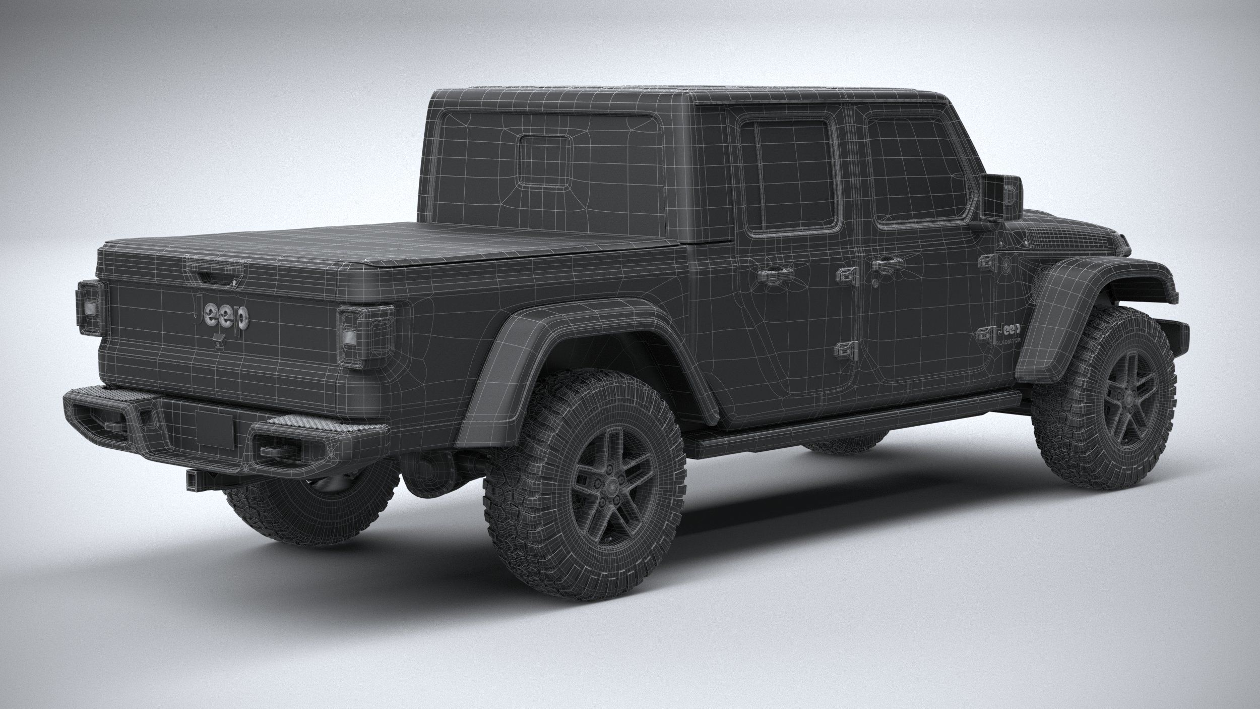 Jeep Gladiator Mojave 2024 3D model_33