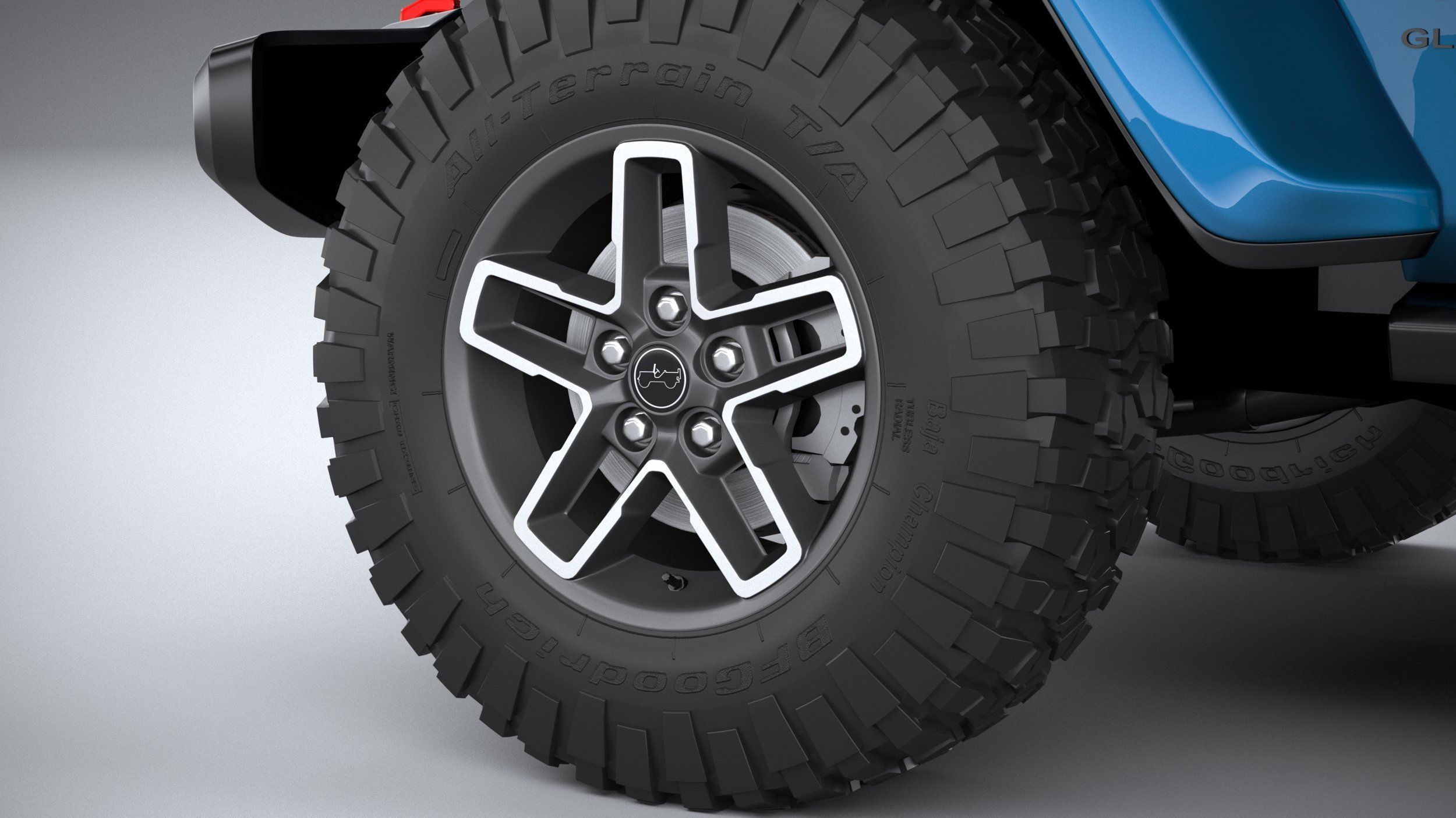Jeep Gladiator Mojave 2024 3D model_16