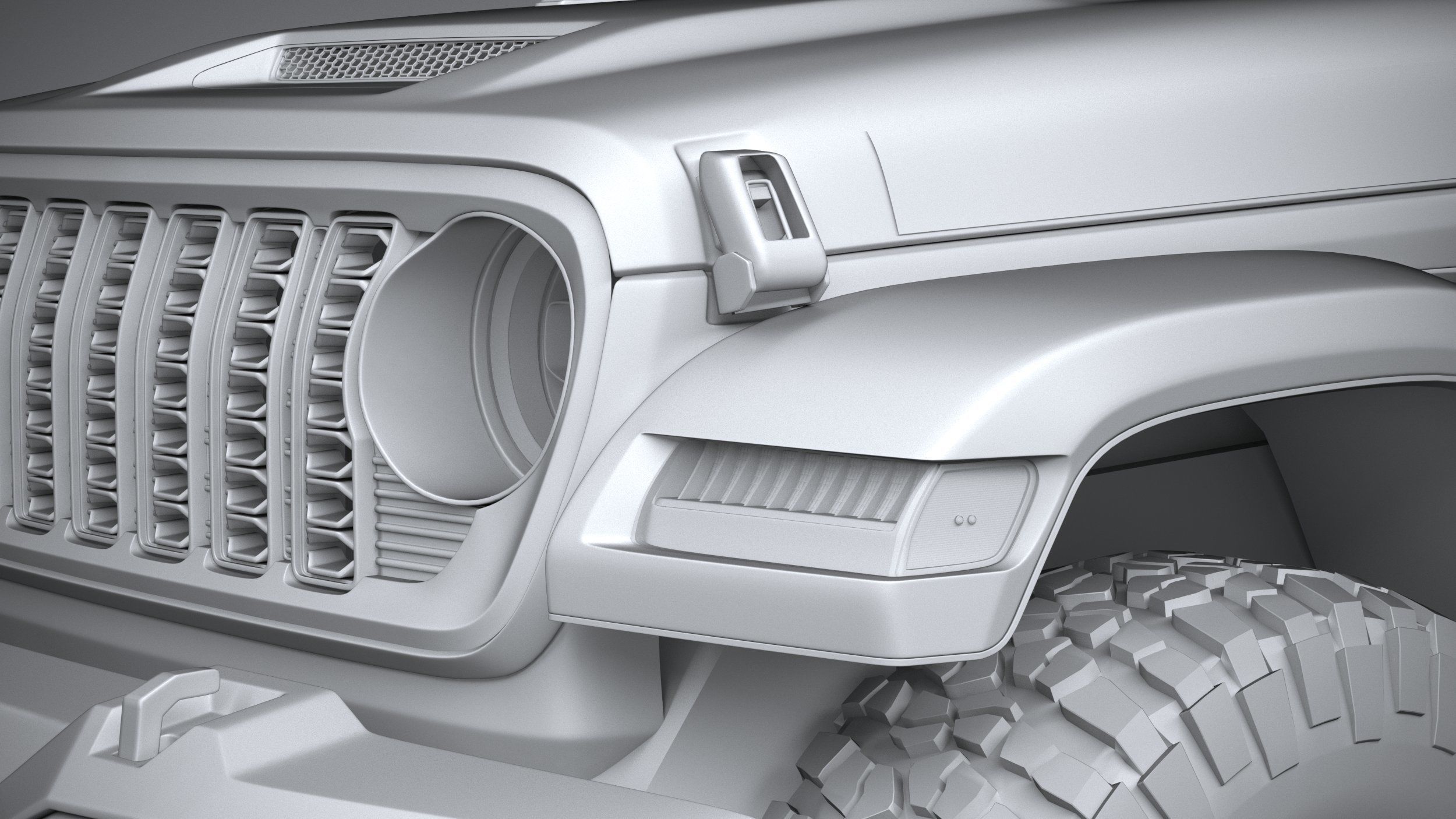 Jeep Gladiator Mojave 2024 3D model_23