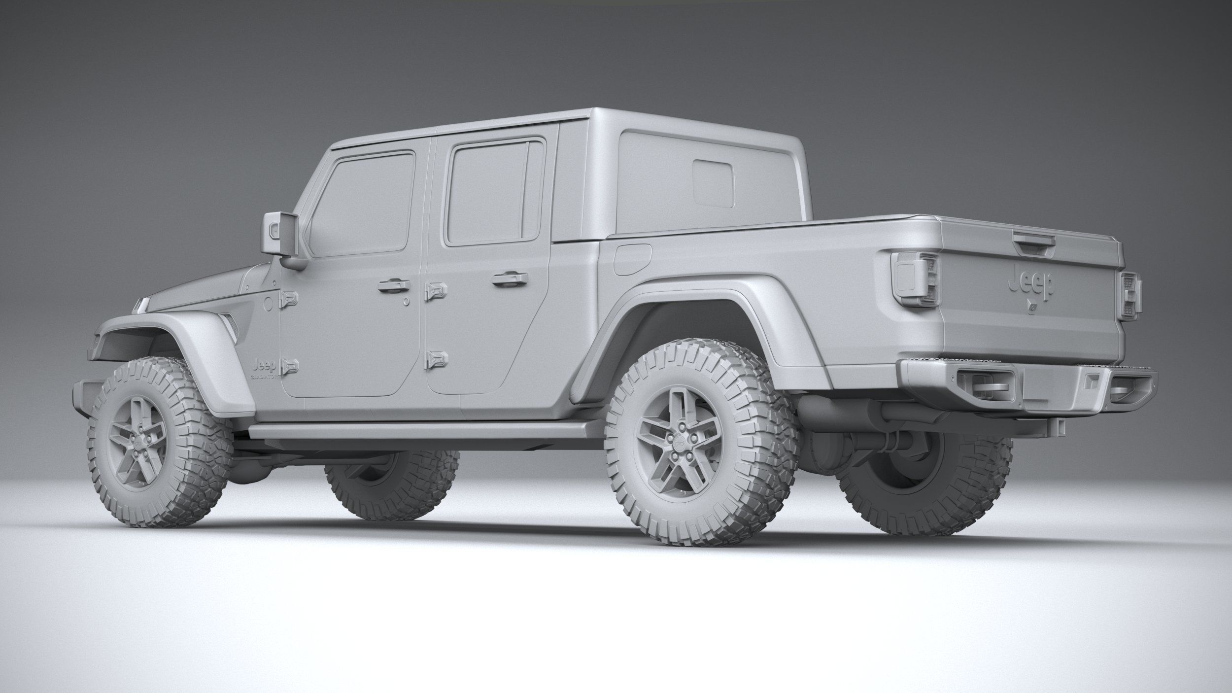 Jeep Gladiator Mojave 2024 3D model_21