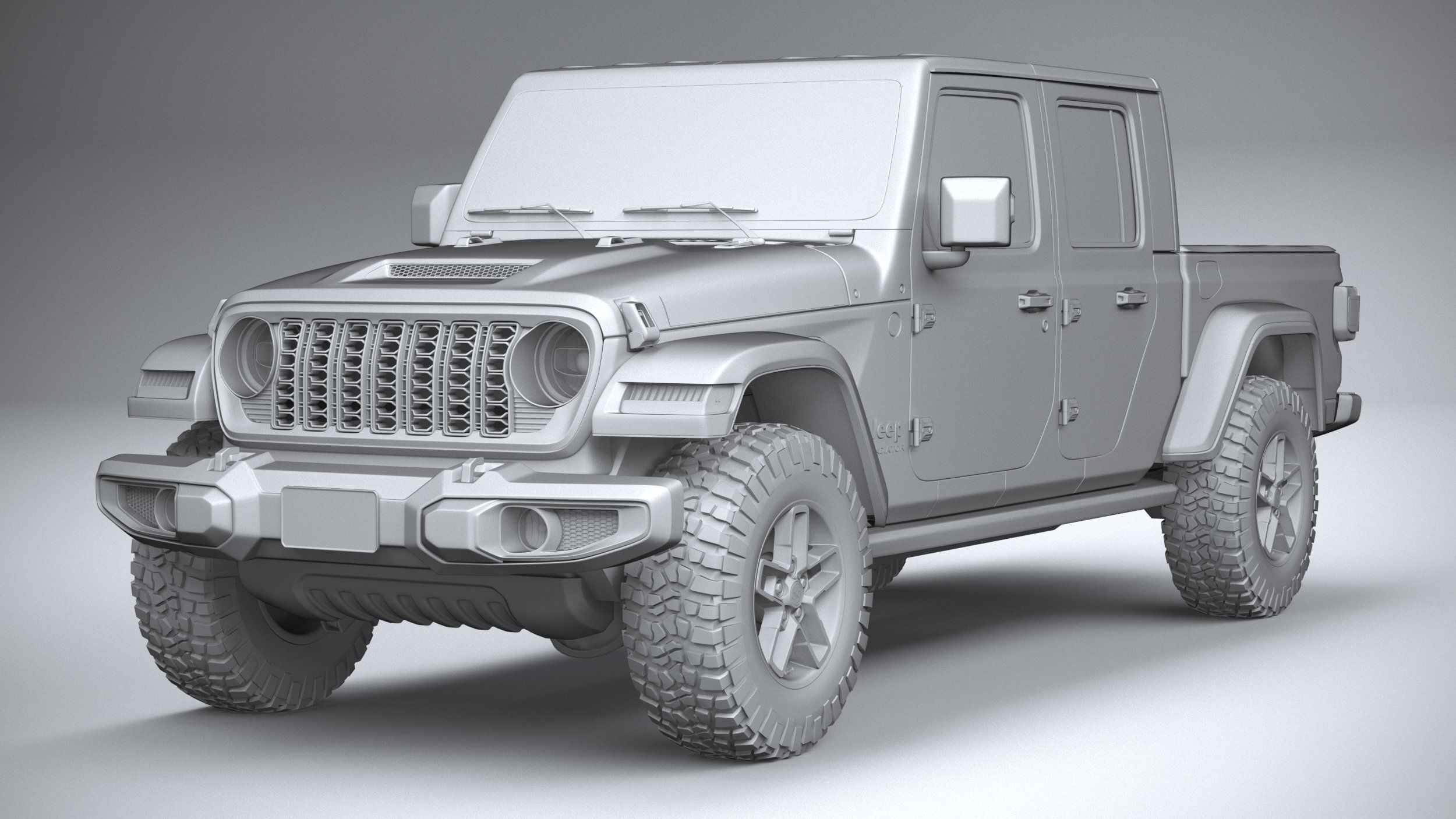 Jeep Gladiator Mojave 2024 3D model_20