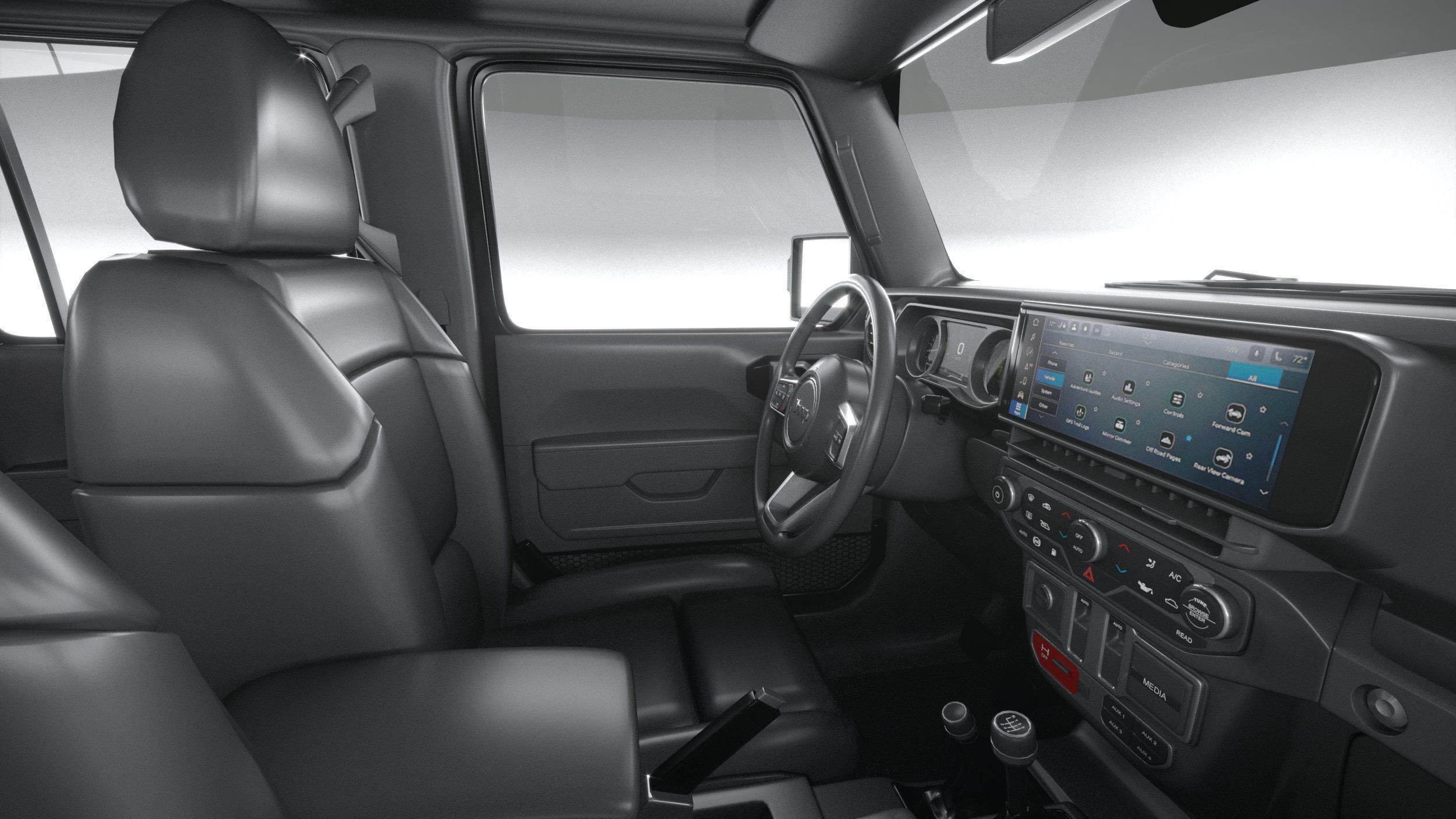 Jeep Gladiator Mojave 2024 3D model_28