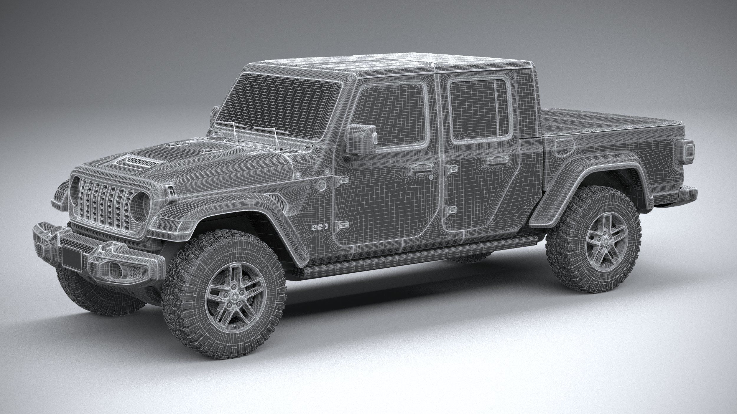 Jeep Gladiator Mojave 2024 3D model_30