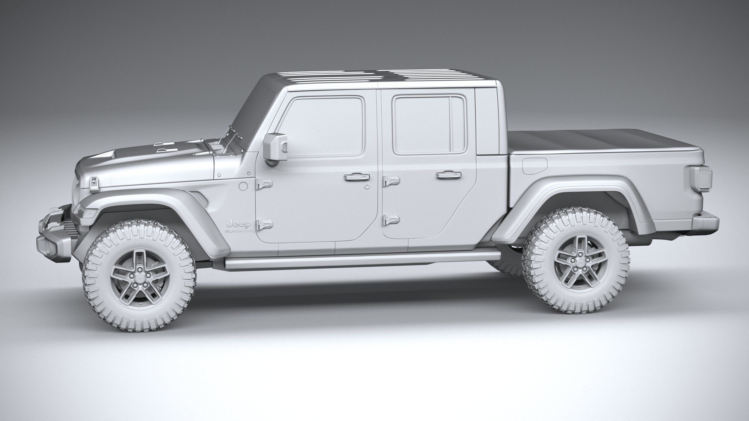 Jeep Gladiator Mojave 2024 3D model_22