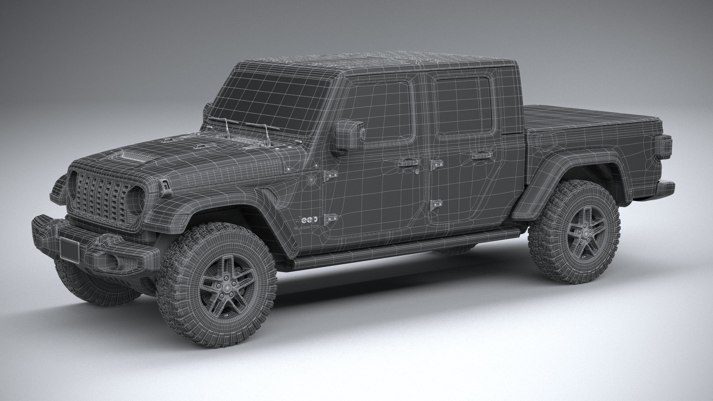 Jeep Gladiator Mojave 2024 3D model_32