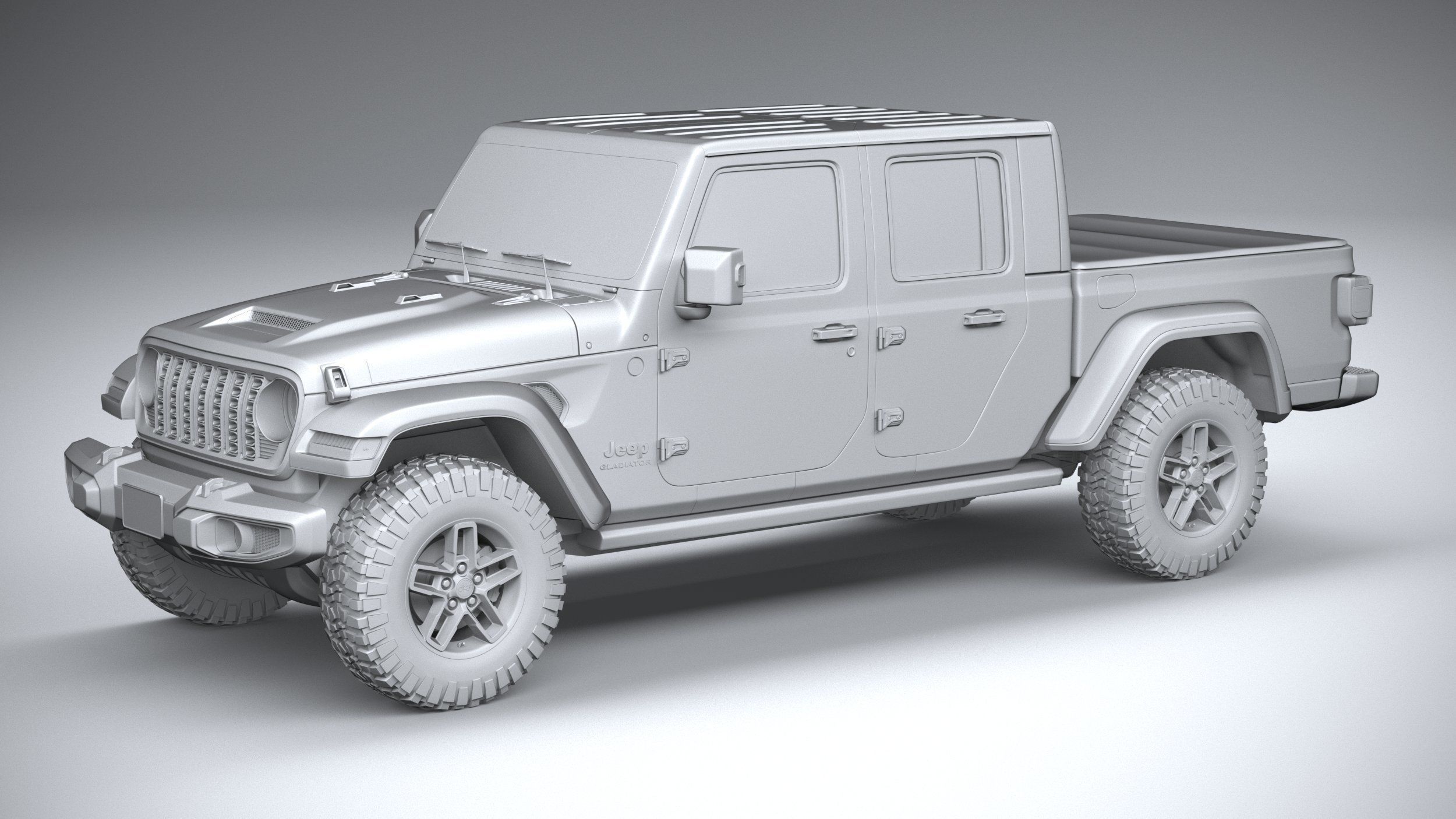 Jeep Gladiator Mojave 2024 3D model_19