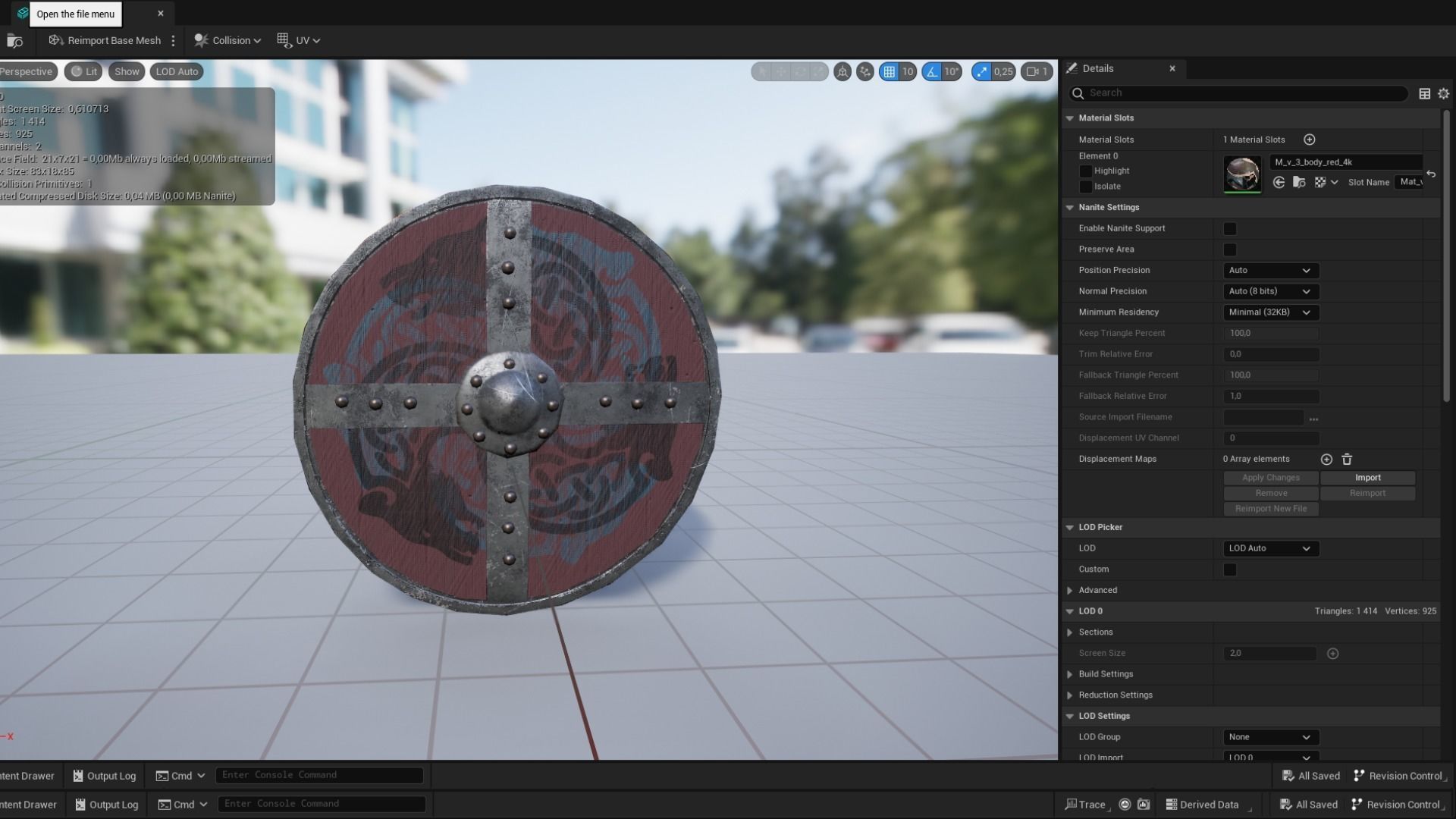 Viking 3 A pose Low-poly character redy for game Low-poly 3D model_21