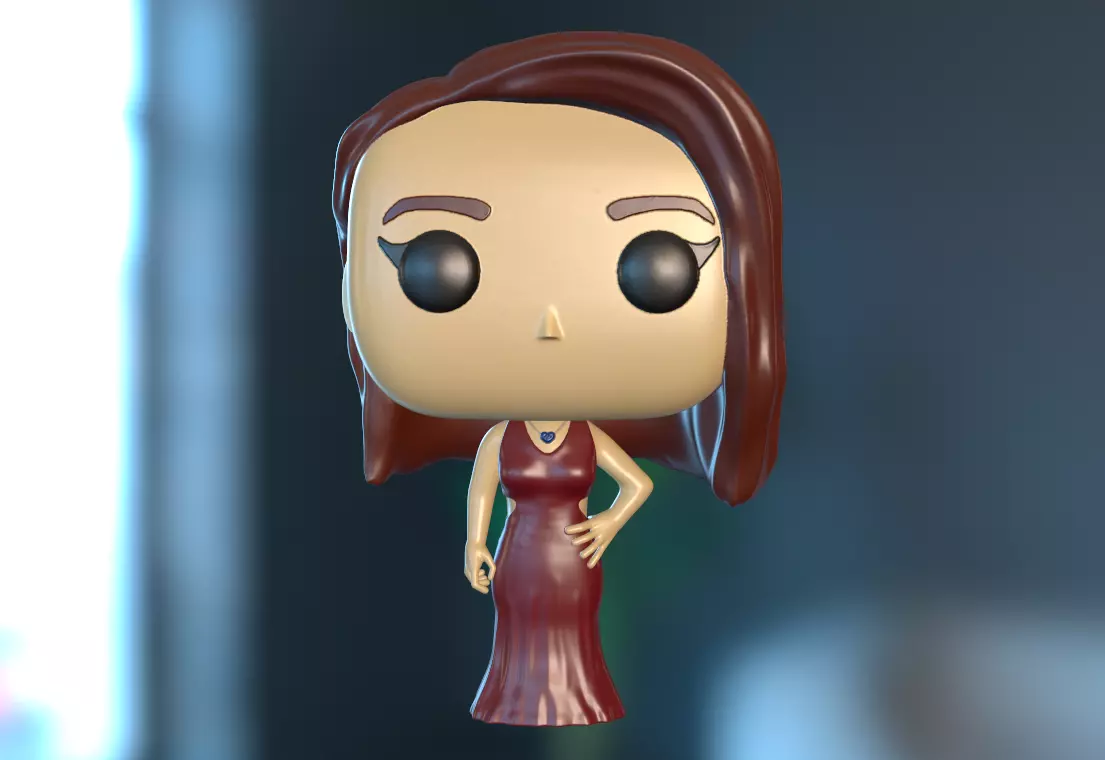 Funko vestido de fiesta 3D print model