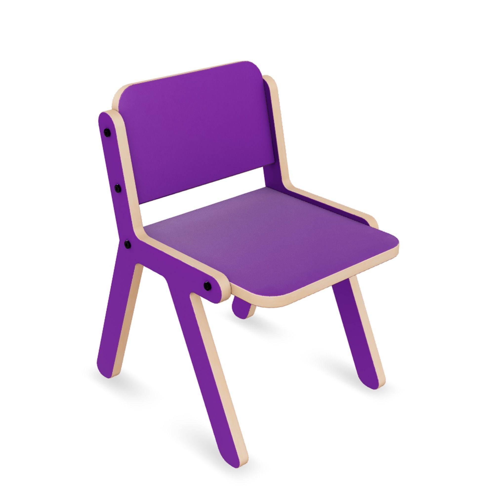 Chair 2 Low-poly 3D model_4