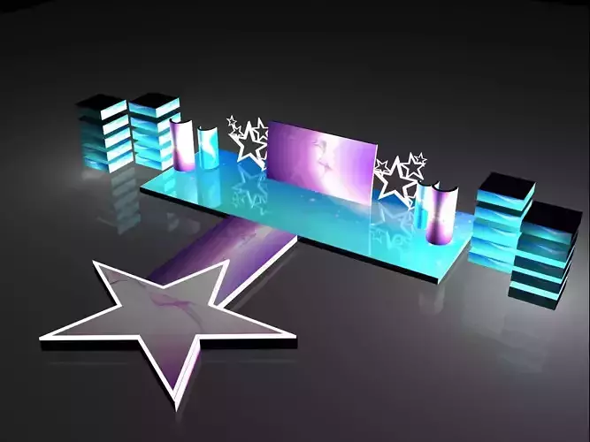 Stage party concert fashion catwalk T station  70