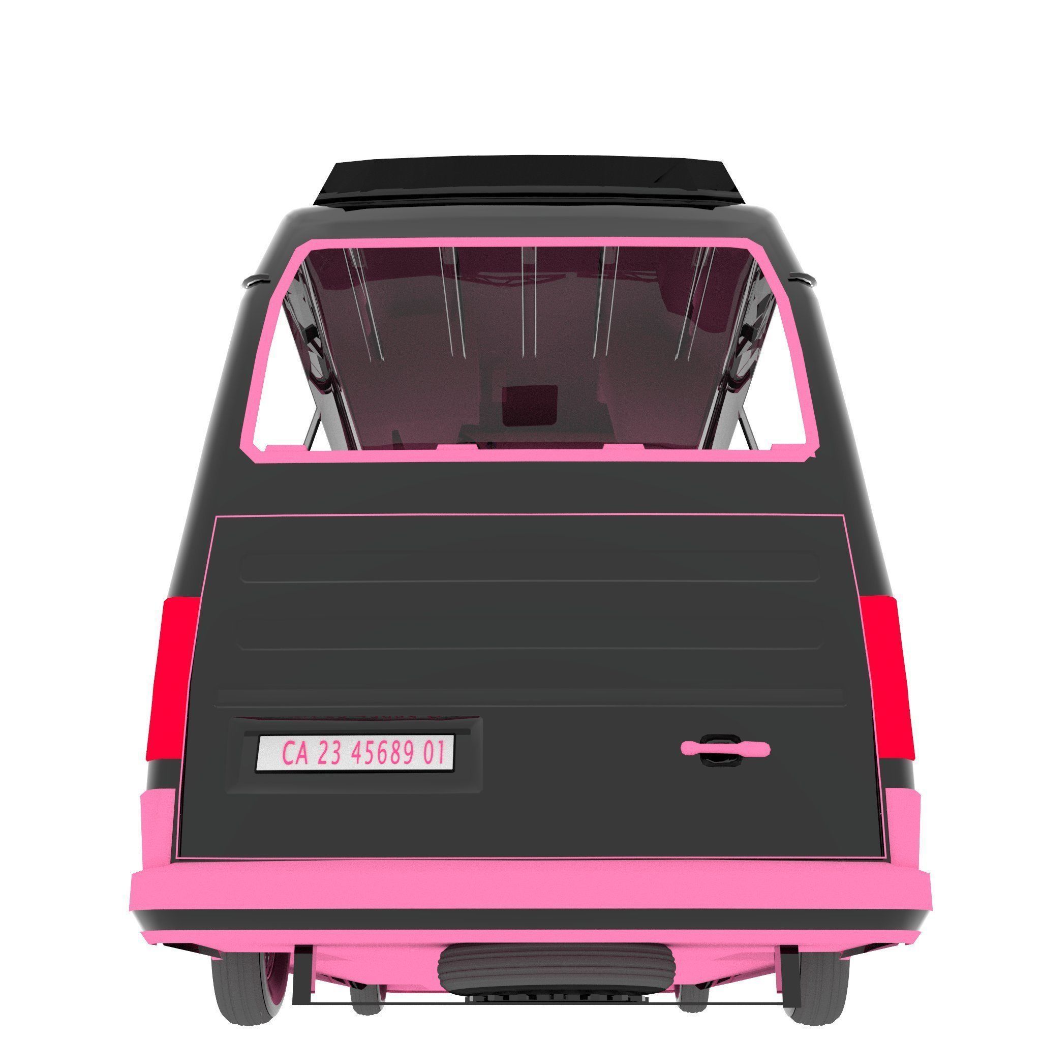 Minibus 3D model_1
